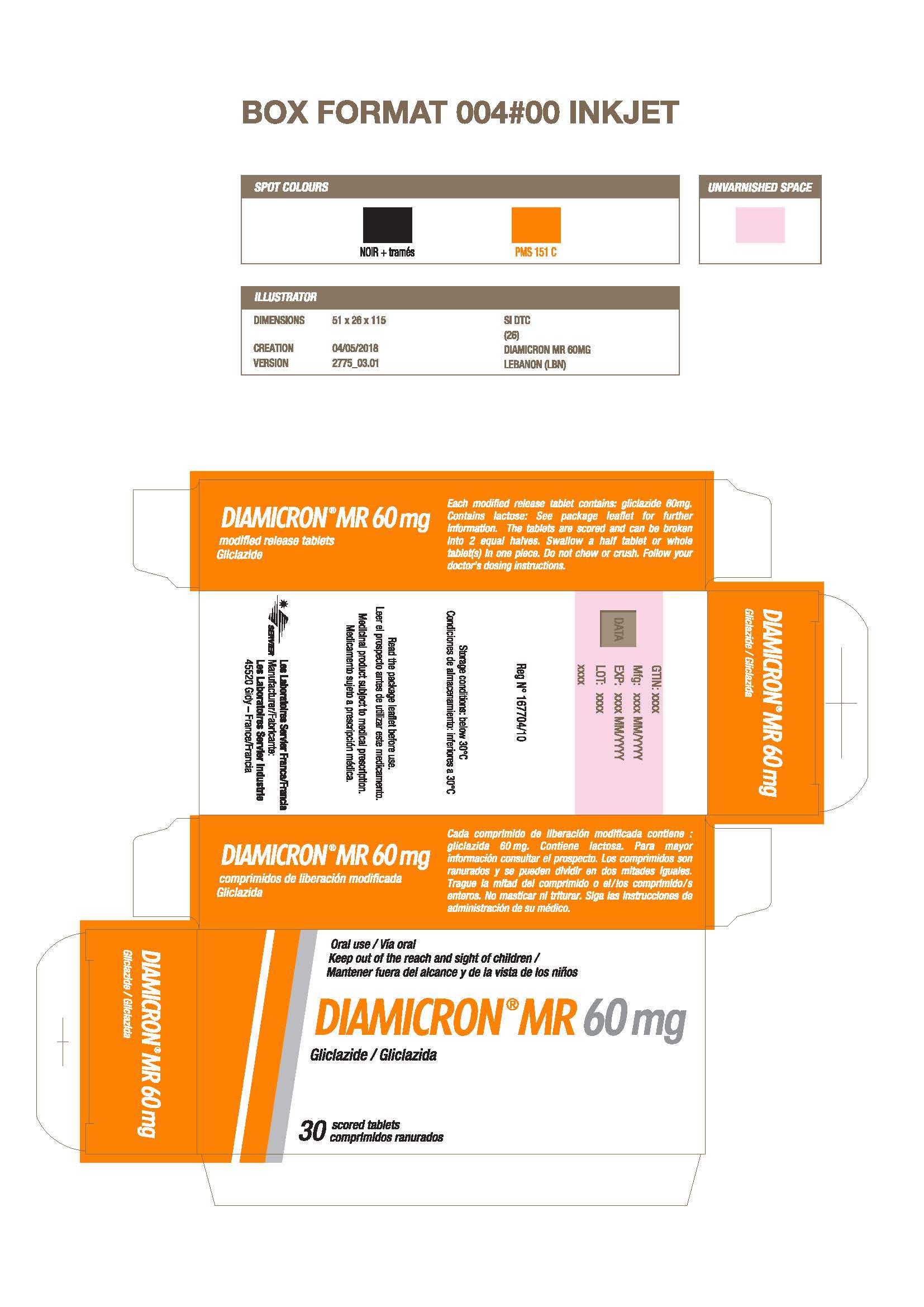 Diamicron MR 60mg